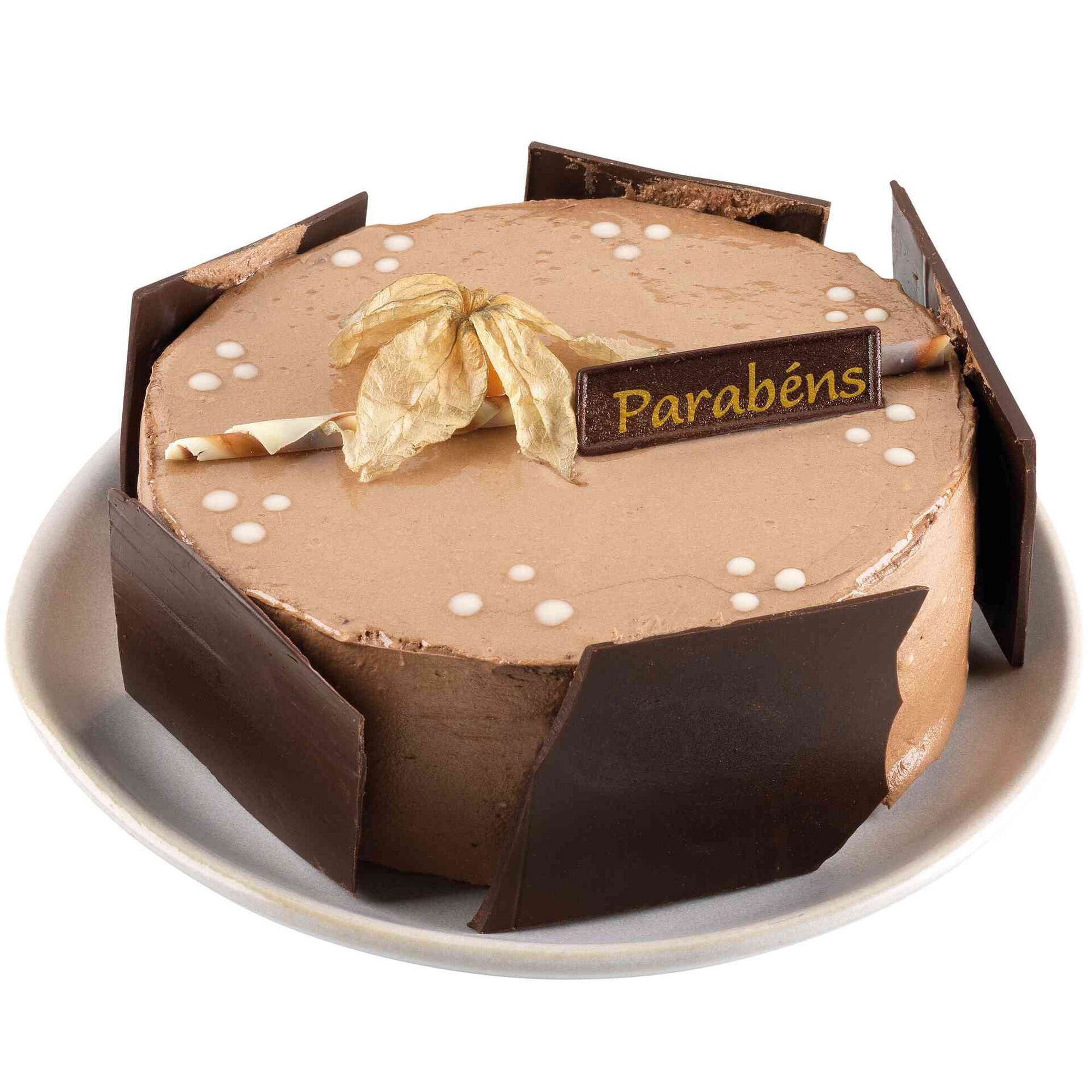 Bolo de Aniversário de Chocolate - emb. 800 gr - Da Nossa Pastelaria